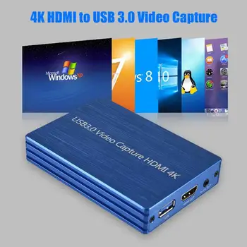 4K HDMI USB 3.0 1080P Vaizdo įrašymo Plokštę Dongle skirtas OBS Žaidimas Live Transliacijos Plug and Play Be Vairuotojo Programinė įranga