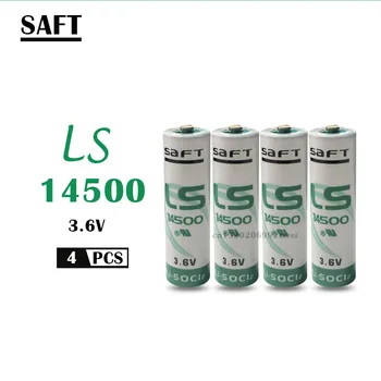 4PCS SAFT LS14500 ER14505 AA 3,6 V 2450mAh ličio baterija priemonė įrangos atsarginių bendrasis ličio baterija