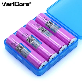 4PCS VariCore Samsung INR18650 30Q 3000mAh ličio baterija inr18650 maitina daugkartinio įkrovimo baterija Plius nurodė+ Laikymo Dėžutė