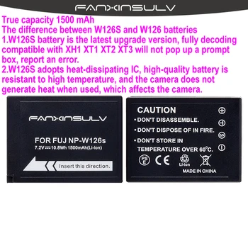 4x NP-W126 NP W126S Baterija + 4 Baterijos langelį Fuji Fujifilm XT3 XA5 XT20 XT2 XT1 XH1 XT10 XE3 X100F LAIVAS SU SEKIMO NUMERĮ