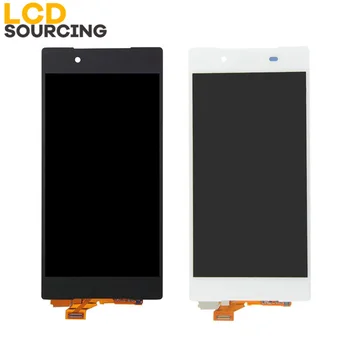 5.0 colių LCD Ekranas Sony Xperia Z5 E6603 E6633 E6653 E6683 Jutiklinis Ekranas skaitmeninis keitiklis komplektuojami su Rėmo Sony Z5 LCD