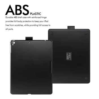 5.1 Bluetooth Wireless Keyboard case for iPad/iPad pro/Air2/Air1, Sukasi 360 + 7 Spalvų Apšvietimas+ 