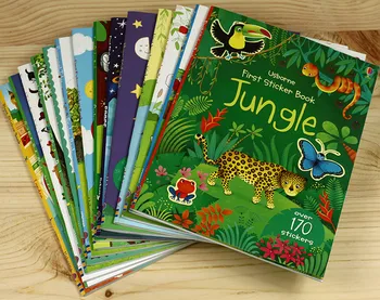 5 lipdukas knygos vaikams anglų kalba istorija /A4 dydžio Vaikams, kūdikių animacinių filmų reuseble lipdukai vaikui gimtadienio dovanos, nemokamas pristatymas