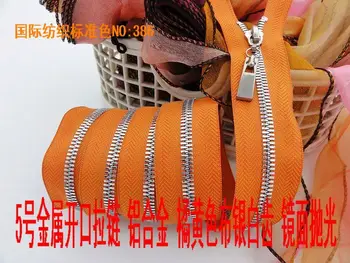 5# metalo užtrauktuką siuvimo orange cremalleras už kailis krepšiai 100cm/vnt 2vnt/daug drabužių priedų didmeninė nemokamas pristatymas