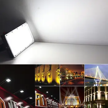 50W LED Prožektorius Balta 6500K Už Sienos, Šviesos, Lauko Potvynių Šviesos прожектор светодиодный