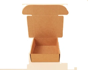 50pcs Mažas Kraft popieriaus, dovanų pakavimo dėžutės,kraft kartono rankų darbo muilas saldainių dėžutė,asmeninį amatų popieriaus dovanų dėžutėje