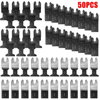 50pcs Virpesių Multi Įrankis Pjūklo Geležtės Renovator elektrinių Įrankių, kaip Fein Automatinio Dremel Elektriniai įrankiai, Reikmenys