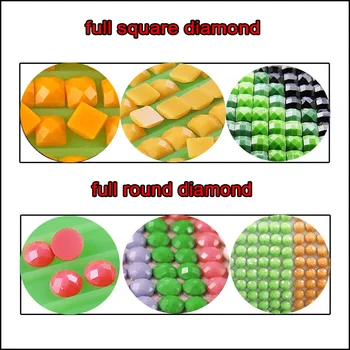 5D Diamond Tapybos Kryželiu 