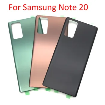 5vnt/Daug Originalių Atgal Stiklas, Galinis Dangtis, Baterijos Durų Korpuso galinis Dangtelis Skirtas Samsung Galaxy Note, 20 Su Ahesive Lipdukas