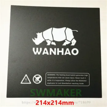 5vnt*Wanhao i3 Plius statyti skardos juosta šildomos lova lipdukas paviršiaus plokštė lipdukas 214x214mm