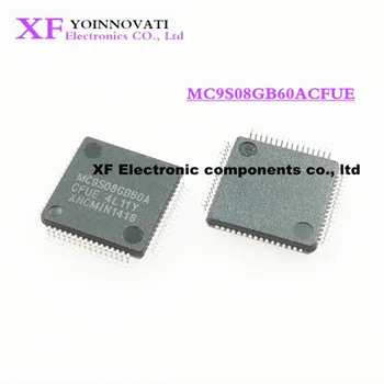 5vnt/daug MC9S08GB60ACFUE MC9S08GB60 MCU 8 BITŲ 60KB FLASH QFP64.