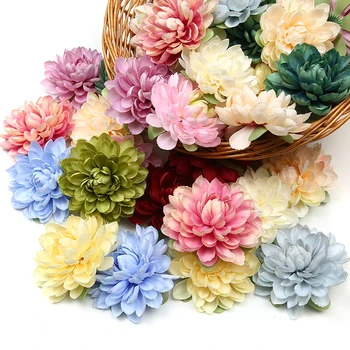 5vnt Šilko Dirbtinės Gėlės 11cm Didelis daisy gėlių galvos dėl Vestuvių Namų Puošybai 