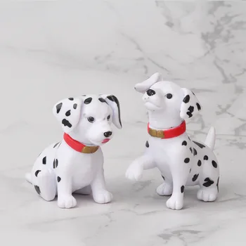 6 vienetų/set 101 Dalmatians žaislas Kūrybos Pongo netekti perdita lėlės dovana vaikams Pyragas apdaila margas šuo, Vaikų Dienos dovanų