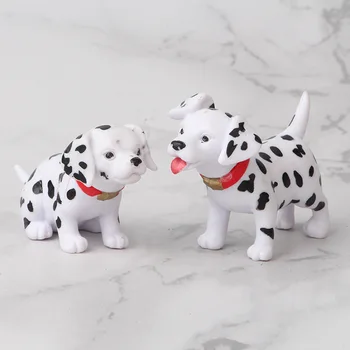 6 vienetų/set 101 Dalmatians žaislas Kūrybos Pongo netekti perdita lėlės dovana vaikams Pyragas apdaila margas šuo, Vaikų Dienos dovanų