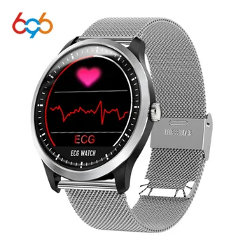 696 N58 Smart Žiūrėti Sporto Apyrankę PPG EKG HRV) Ataskaita, Širdies ritmas, Kraujo Spaudimas ir Bandymas IP67 Paramos Skaičiavimo Žingsnis Kalorijų Miego