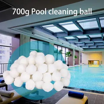 700g baseinas, valymo įranga, speciali bauda filtras pluošto kamuolys filtras, šviesos, didelio stiprumo patvarus, baseinu valymas