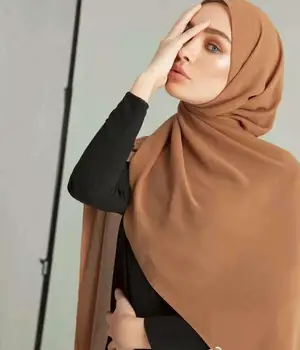 75*180cm Karšto pardavimo burbulas šifono moterų paprastas šalikas hijab wrap vientisų spalvų skaros, lankelis musulmonų hijabs šalikai