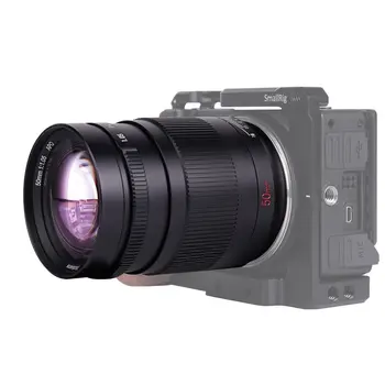 7artisans 50mm F1.05 Fotoaparato Objektyvą didelę Diafragmą viso Kadro Fiksuotas Fokusavimas Tinka SONY 