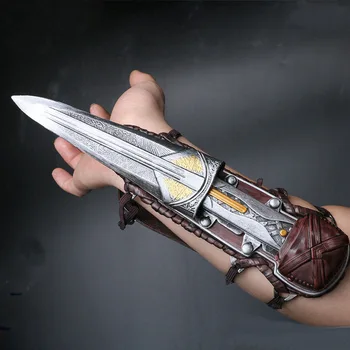 8 Kartos Assassin ' s Creed Hidden Blade Rankovės Peilis Paslėptas Edvardas Ašmenys Ginklų Rankovėmis Kardai Gali Iškristi Cosplay Įrankiai