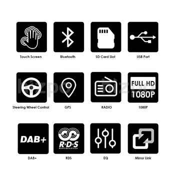 8inch AUTOMOBILIŲ DVD Grotuvas Dvigubo Din Jutiklinio Ekrano GPS Navigacija Radijas, Bluetooth, FM Tinka Toyota Camry 2007-2011 M/ Aurion 2006-2011 m.