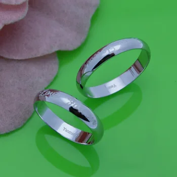 925 sterlingas sidabro poroms žiedas, lygaus paviršiaus modelį, raštą, žiedas paprastas sidabro papuošalai