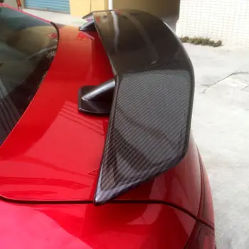 ABS ir Paviršiaus anglies pluošto medžiagą, unpainted gruntas spalvų galiniai lauke sparno spoileris už Mazda 3 Axela sedanas 4 durų+