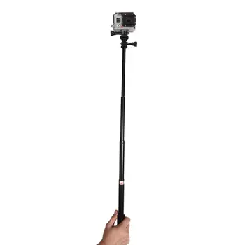 ALLOYSEED strėlės ilginimas Ištraukiamas Polių Nerūdijančio Plieno Rankinės & Trikojo stovo Selfie Stick GoPro Hero 2 / 3 OSMO Veiksmų
