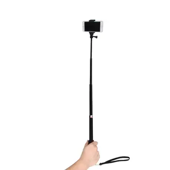 ALLOYSEED strėlės ilginimas Ištraukiamas Polių Nerūdijančio Plieno Rankinės & Trikojo stovo Selfie Stick GoPro Hero 2 / 3 OSMO Veiksmų
