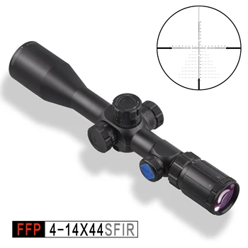 ATRADIMAS FFP 4-14X44 SFRLIR Taktinis Pirmas Židinio Plokštumos Riflescope Lauko Medžioklės taikymo Sritis