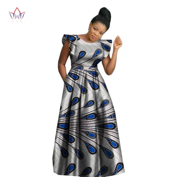 Afrikos tradicinės suknelės plius dydžio Dashiki spausdinti drabužius riche afrikos imperijos drabužių afrikos drabužiai moterims WY2410