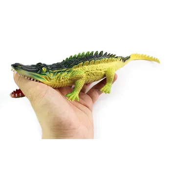 Aligatorius, Krokodilas Žaislas Išspausti BB Garso keistų Daiktų Juokingas Dalykų Praktinių Anekdotai Įdomus Gyvus Gyvūnus Ugdymo Vaikams, Žaislai