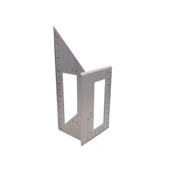Aliuminio Lydinys Mediniai Aikštėje Daugiafunkcį Valdovas 45 90 Laipsnių Matuoklis Medienos apdirbimo C90A