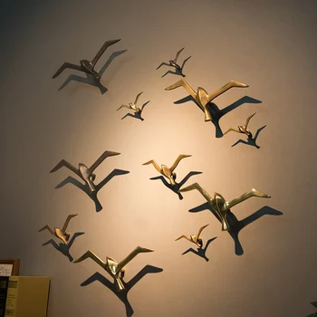 Amerikos Prabangos Gryno Vario Kūrybos Paukščių Žuvėdra balandžių Kabantys Sienų Apdaila, Šviesą Pramonės Ornamentu Kambarį Jūros Kiras