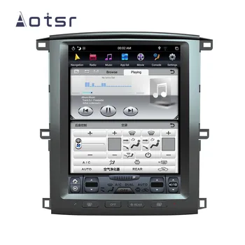 Android 9.0 Tesla stiliaus GPS navigacija Toyota Land Cruiser LC100 (2002-2007 m.) Automobilis auto radijas stereo Multimedia player Galvos Vienetas