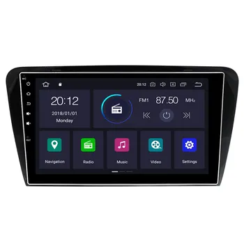 Android10.0 4G+64GB Automobilių GPS DVD multimedijos grotuvo Skoda Octavia A7 - 2017 automobilio radijas stereo GPS navigacijos grotuvas vienetas
