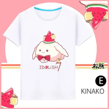 Anime Idolish7 Kinako TAKANASHI OTOHARU Marškinėliai Medvilnės Palaidinukė Unisex Kostiumas