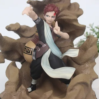 Anime Naruto Gaara San Diego Ver PVC Veiksmų Skaičius, Kolekcionuojamos lėlės Modelio žaislas 21cm