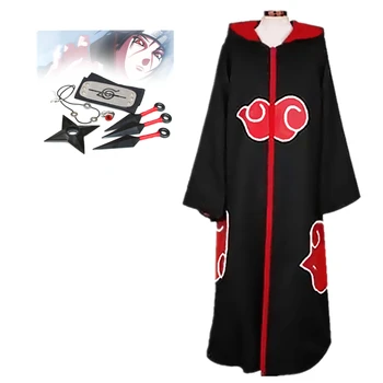 Anime Naruto cosplay kostiumų Akatsuki Uchiha Itachi Shuriken Kaktos Lankelis Priedai cosplay kostiumai Priedai