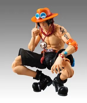 Anime One Piece 18cm BJD Sąnarių Kilnojamojo ACE PVC Veiksmų Skaičius, Surinkimo Modelis Žaislai