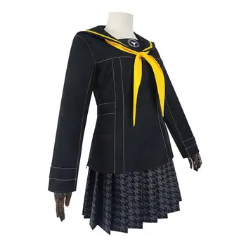 Anime Persona 4 Cosplay kostiumai, Kujikawa Pakilti vienodas Viršų / Sijonas / peteliškę mokyklines Uniformas Suknelė, kostiumas Moterims