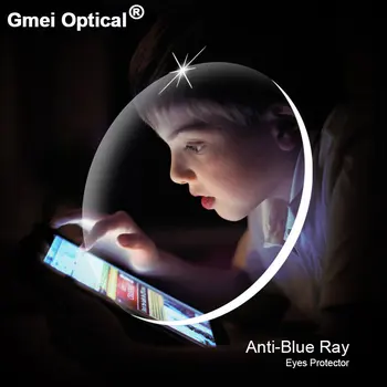 Anti-Blue Ray Objektyvas 1.56 Laisvos Formos Palaipsniui Recepto Optinis Objektyvas Akiniai Po UV Blue Blocker Objektyvas Už Akių Apsauga