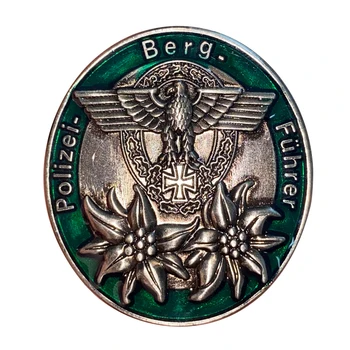 Antrojo pasaulinio KARO vokiečių Policijos Kalnų Gidas, Medalių, Ženkliukų Retų Egzempliorių Kopijos