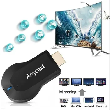 Anycast M9 Plius 2.4 G 1080P Miracast Belaidis DLNA AirPlayHDMI-suderinama TV Stick Wifi Ekranas Dongle Imtuvą