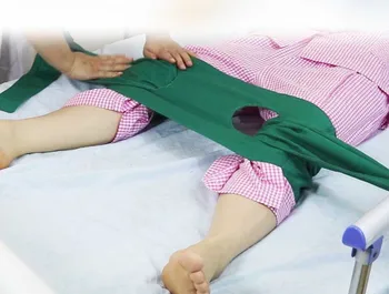 Apribojimai kelio su kojos kelio sąnario apatinės fiksuotojo prieš maišydami tvirtinimo vyresnio amžiaus pacientų slaugos lova