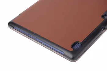 Apversti PU Oda Padengti Lenovo Tab 2 A10-30 X30F X30L TB3-X103F Tablet 10.1 inch + Clear Screen Protector Filmas