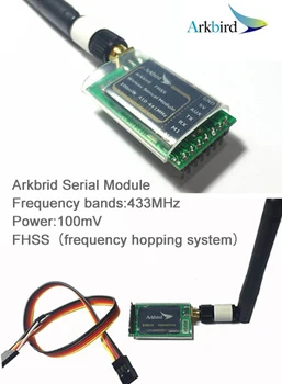 Arkbird Žemės Valdymo Sistemos 433 433MHZ serijos modulis (Suderinama Autopilotas 2.0/Autopilotas 2.0 lite ) Už ilgo nuotolio sistemos