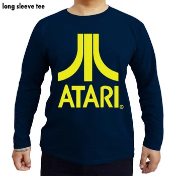 Atari - Antracito Legenda Logotipas Mens Medvilnės Marškinėliai shubuzhi marškinėliai vyras medvilnės tshirts long sleeve top tees