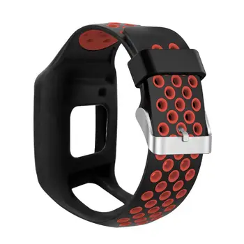 Atsparus smūgiams Minkšto Silikono Watchband Riešo Dirželis Apyrankę Pakeisti tomtom 1 Multi-Sporto GPS HRM CSS ESU Kardio Runner Žiūrėti
