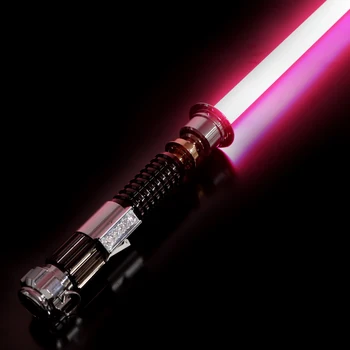 Audrone SaberStudio Obi-wan neo versija metalo rankena sunkiųjų dueling Lukas lightsaber nuo pirmojo filmo su elektronika