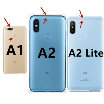 Aukštos Kokybės Kortelės Lizdas Telefono Turėtojas Atveju Xiaomi A1 Mi A2 A3 Lite PU Odos Atveju Xiaomi A2 Lite A1 Flip Cover Atveju